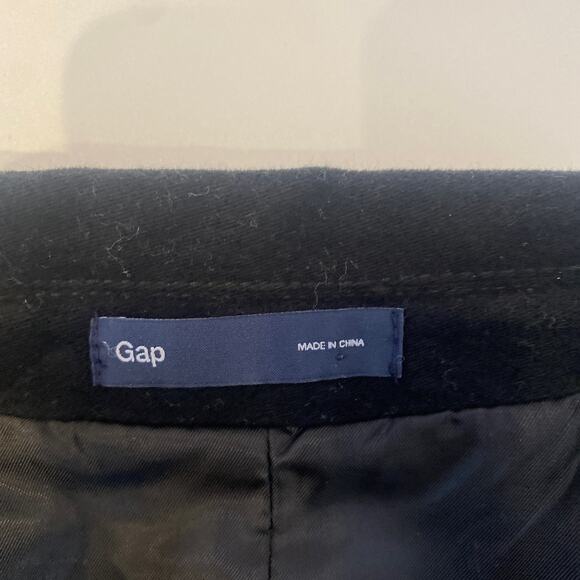 GAP Velour Black Men’s Blazer Jacket Button Close EUC Sz Sm Cotton Career Preppy - Picture 5 of 13